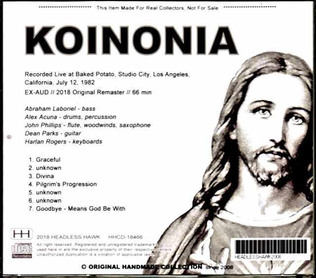 Koinonia Abraham Laboriel コイノニア エイブラハム・ラボリエル/CA