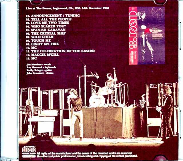 The doors LIVE IN NEW YORK 6CD ドアーズ The doors LIVE IN NEW YORK 6CD ドアーズ 洋楽