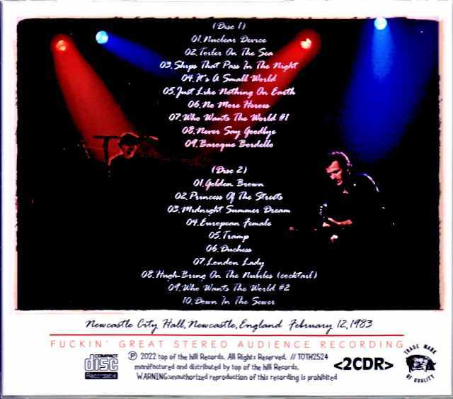 Stranglers ストラングラーズ/England,UK 1983