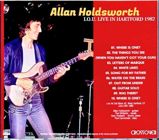 Allan Holdsworth アラン・ホールズワース/CT,USA 1982