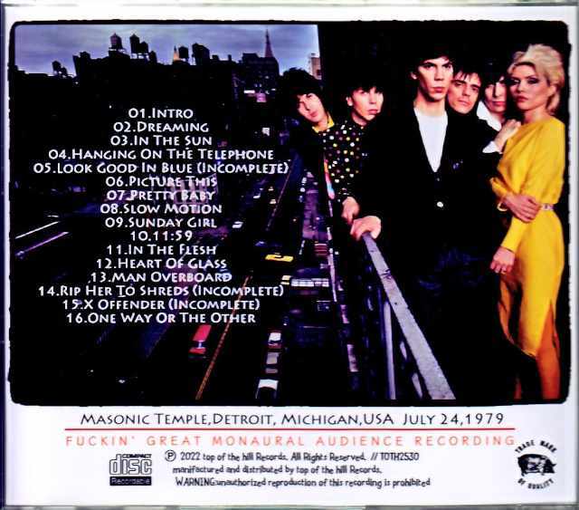 Blondie ブロンディ/MI,USA 1979