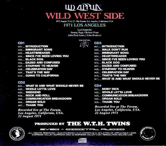 Led Zeppelin Underground Led Zeppelin/Walk,Don't Run(L.A. 2Days)