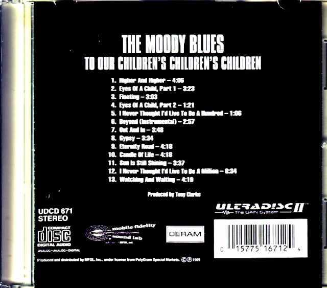 Moody Blues ムーディー・ブルース/To Our Children's Children 子供 Moody Blues ムーディー・ブルース/To Our Children's Children 子供