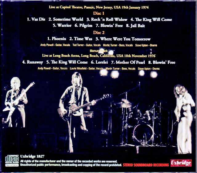 Wishbone Ash ウィッシュボーン・アッシュ/NJ,USA 1974 & more