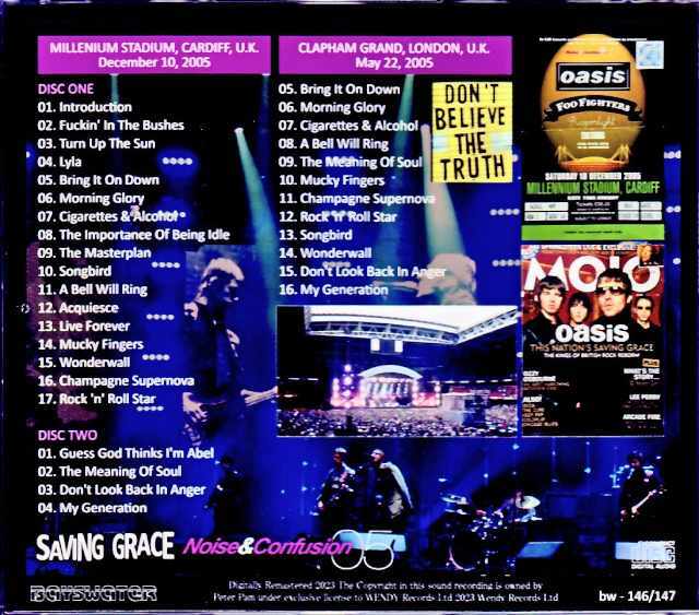 Oasis オアシス/英国カーディフ公演 2005年 完全版 他 England,UK 2005