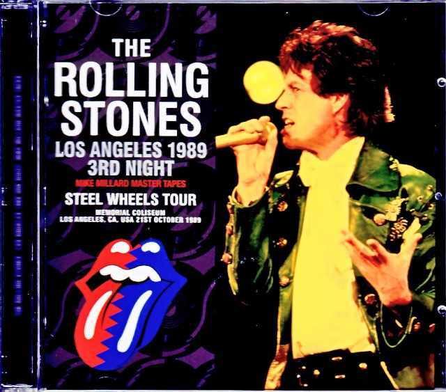 Rolling Stonesローリングストーンズ　最終値下げ Rolling Stones ローリング・ストーンズ/CA,USA 10.21.1989 Mike