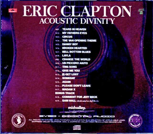 Eric Clapton エリック・クラプトン/ジェフ・ベック追悼