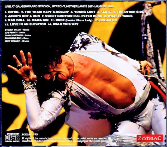 Aerosmith エアロスミス/Netherlands 1990