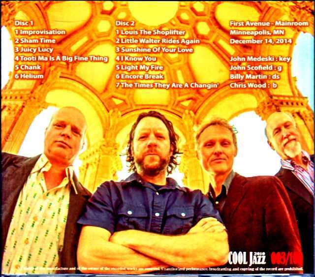 Medeski,Scofield,Martin & Wood メデスキ・スコフィールド