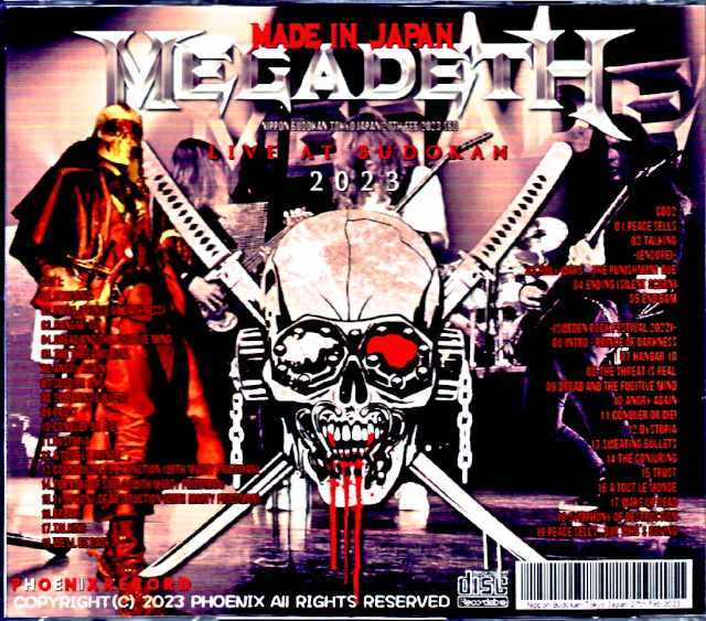 Megadeth メガデス/Tokyo,Japan 2023 Soundboard Complete & more