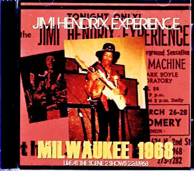 Jimi Hendrix Experience ジミ・ヘンドリックス/WI,USA 1968 2Shows