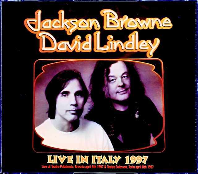 Jackson Browne David Lindley 87年Tシャツ Jackson Browne David Lindley 87年Tシャツ Jackson Browne David