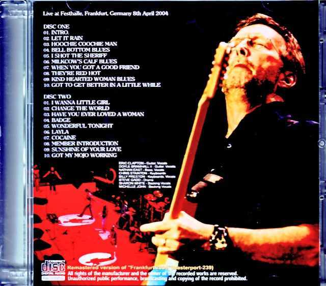 エリック クラプトン ERIC CLAPTON パンフレット ４点 エリック・クラプトン、初期作品の日本プレス盤LP4タイトルと紙