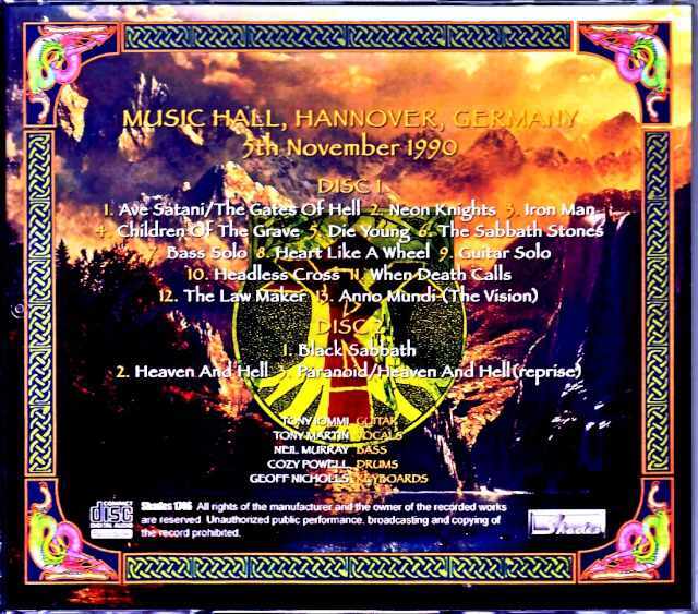 Black Sabbath ブラック・サバス/Germany 1990 Complete