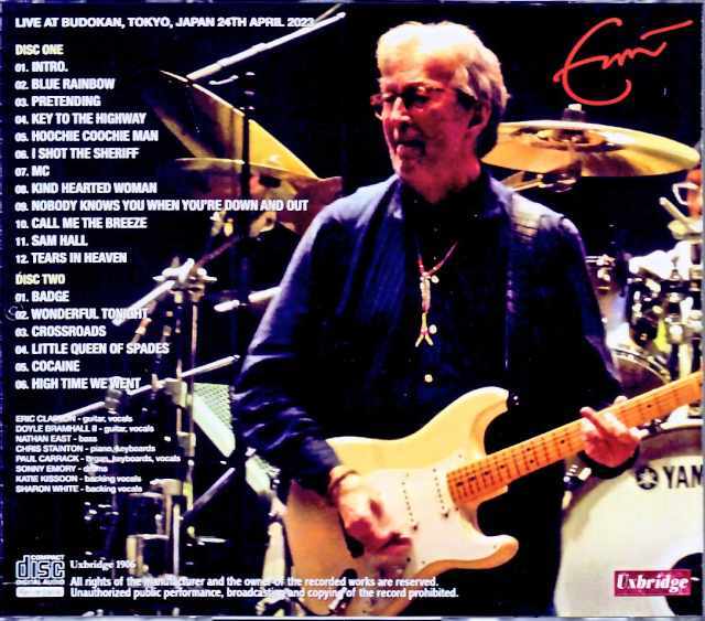 Eric Clapton エリック・クラプトン/Tokyo,Japan 4.24.2023 Complete