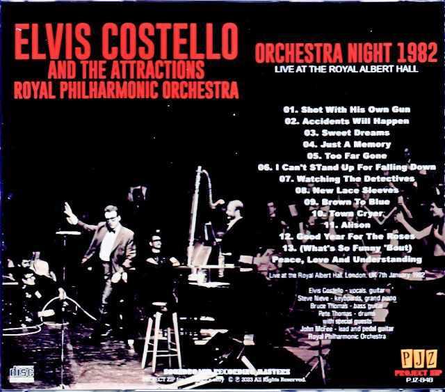 Elvis Costello and the Attractions エルヴィス・コステロ/London,UK 1982