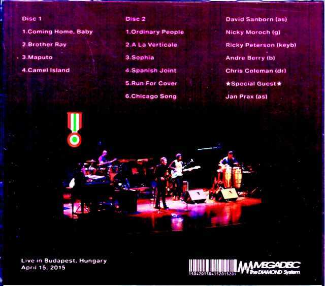 David Sanborn デビッド・サンボーン/Hungary 2015