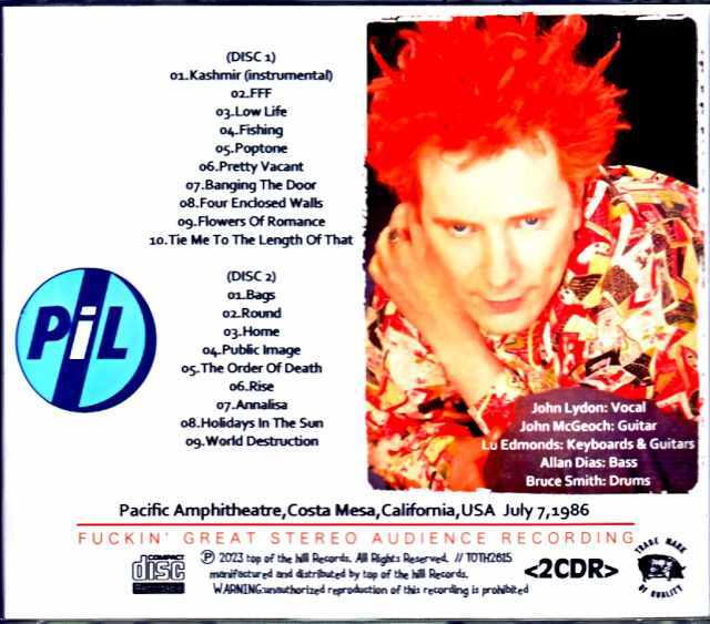 P.I.L. Public Image Limited パブリック・イメージ・リミテッド