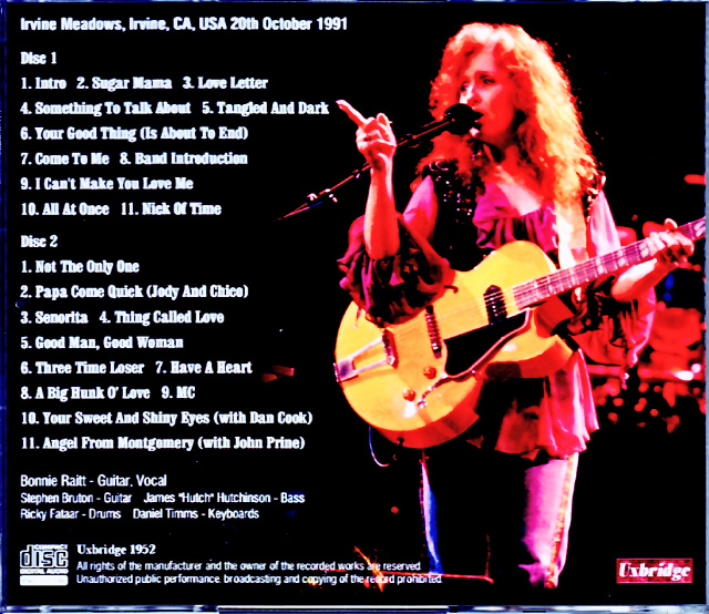 Bonnie Raitt ボニーレイット LiveatMontreux 1977 Bonnie Raitt ボニーレイット LiveatMontreux 1977 Bonnie Raitt