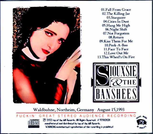 スージー＆ザ・バンシーズ レコード Siouxsie and the Banshees スージー・アンド・ザ・バンシーズ/Germany