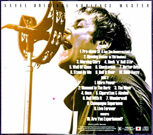 Liam Gallagher リアム・ギャラガー/Tokyo,Japan 2023 Complete
