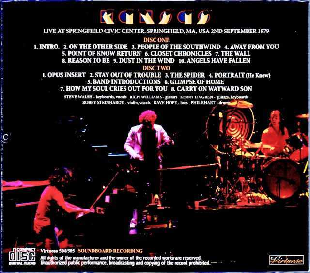 Kansas カンサス/MA,USA 1979 Compile