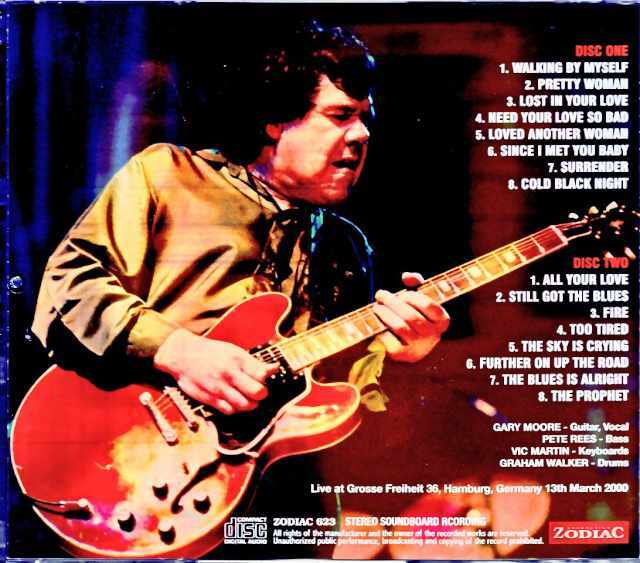 Gary Moore ゲイリー・ムーア/Germany 2000 Upgrade