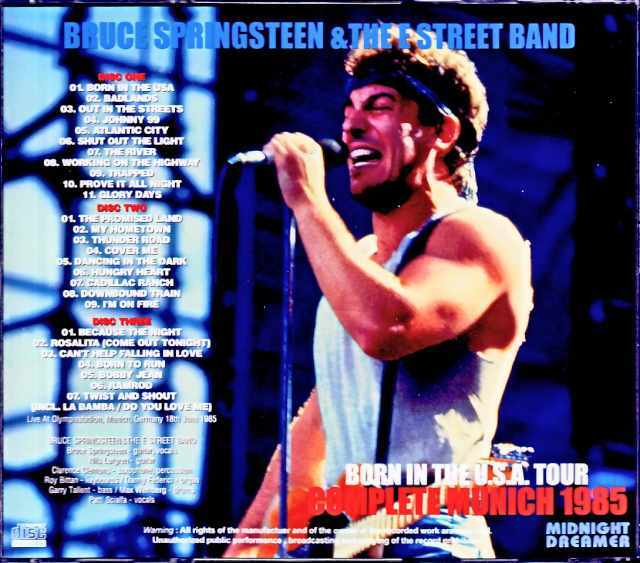 ブルース・スプリングスティーン　WELCOME TO GERMANY Bruce Springsteen Collection: Welcome To Germany!