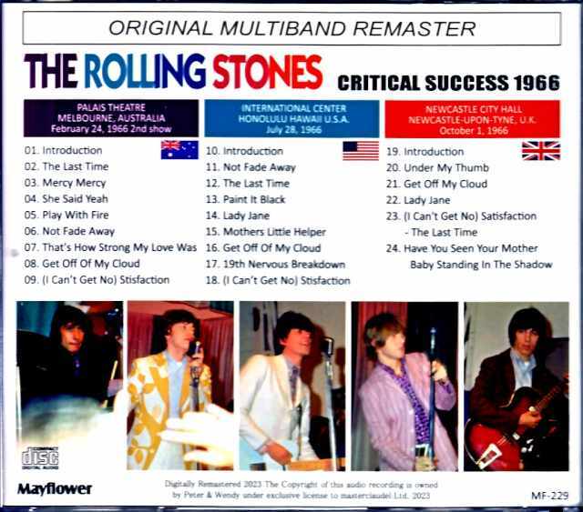 Rolling Stones Remastered ローリング・ストーンズ Rolling Stones ローリング・ストーンズ/1966 Live Compilation AI