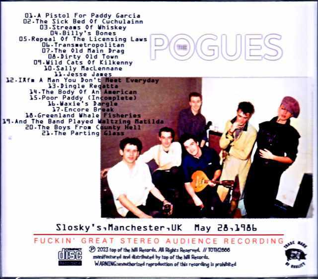Pogues ポーグス/England,UK 1986