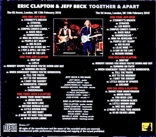 Eric Clapton Jeff Beck エリック・クラプトン ジェフ・ベック/London