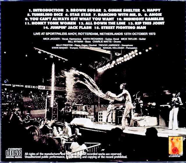 Rolling Stones ローリング・ストーンズ/Netherlands 10.13.1973 Upgrade