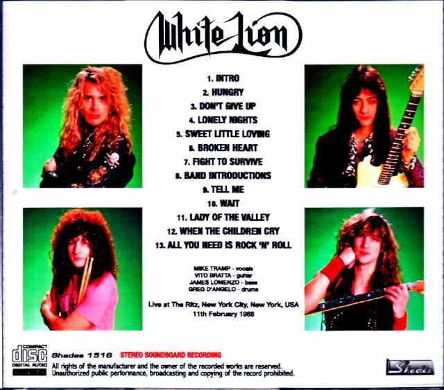 ホワイト・ライオン レコード White Lion - Fight To Survive (Limited