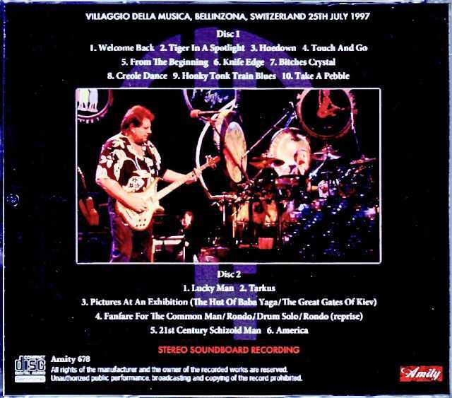 エマーソン,レイク&パーマー CD BOX FANFARE EL&P Emerson Lake and Palmer Fanfare Super Deluxe Box Set Video