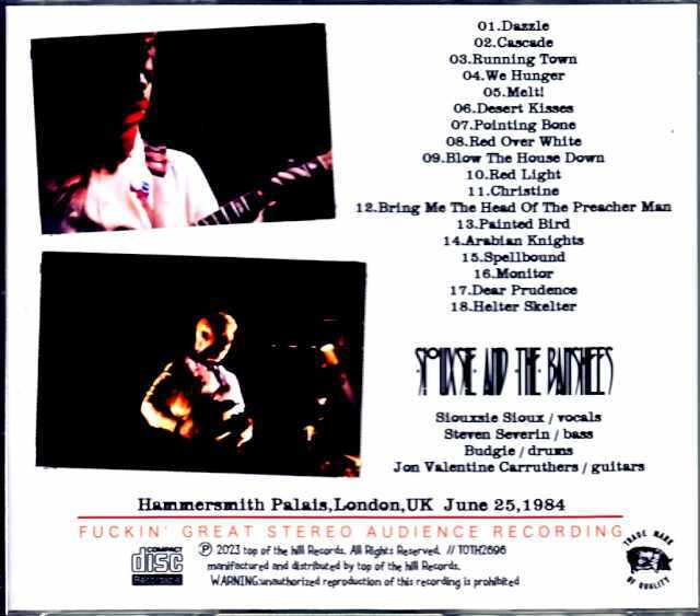 スージー & ザ・バンシーズ ライブ イン ロンドン [DVD] スージー & ザ・バンシーズ ライブ イン ロンドン [DVD]