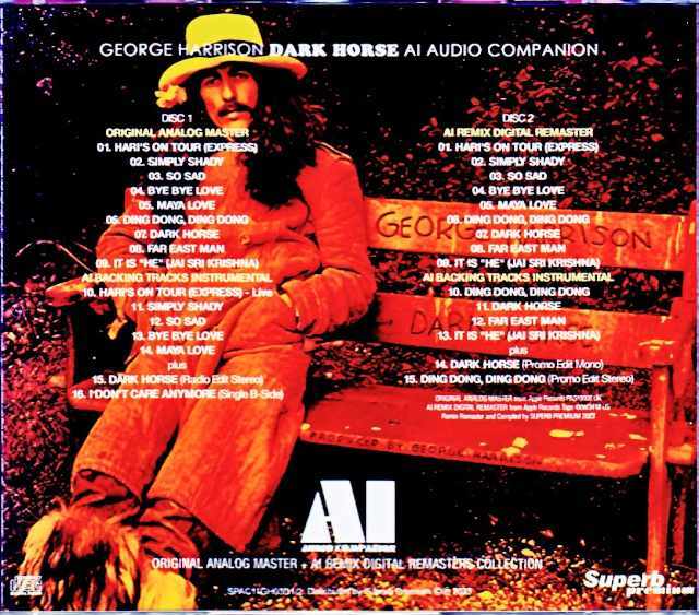 GEORGE HARRISON - DARK HORSE : AI - AUDIO COMPANION ORIGINAL