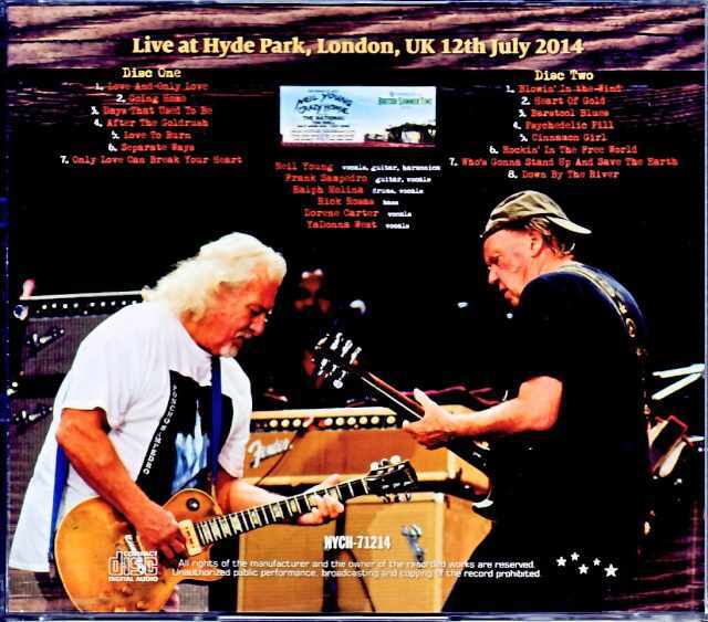 Neil Young Crazy Horse ニール・ヤング/London,UK 2014 Complete