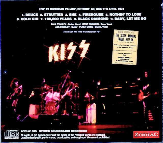 Kiss キッス/MI,USA 1974 Upgrade STEREO SBD