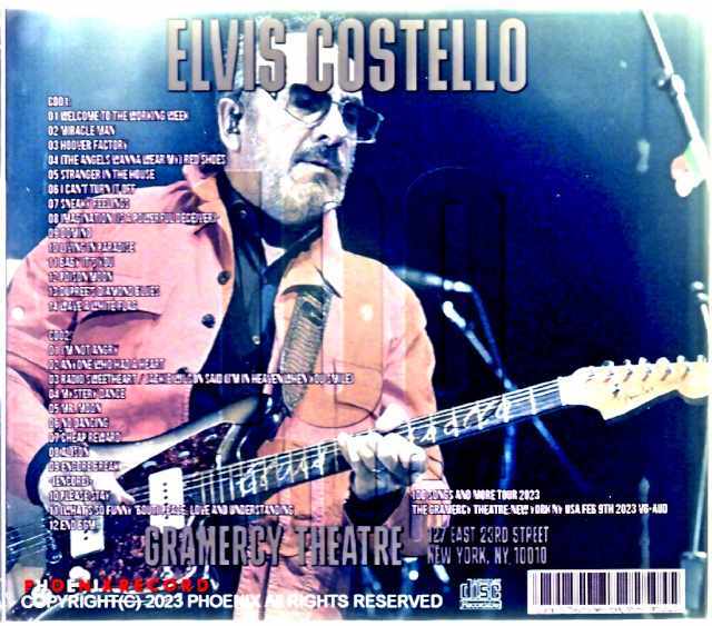 エルヴィス・コステロ　スコア Elvis Costello Elvis Costello エルヴィス・コステロ/NY,USA 2.9.2023