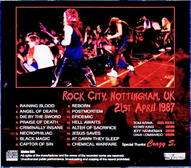 初回限定Blu-ray付き Slayer スレイヤー　CDセット Slayer スレイヤー/England,UK 1987