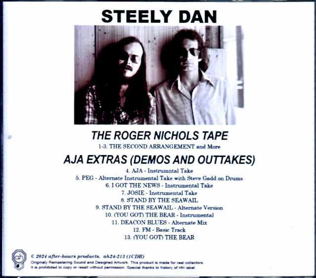 Steely Dan スティーリー・ダン/Roger Nichols Tape Demos and Outtakes