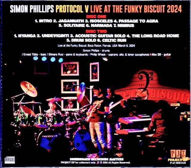 Simon Phillips Protocol サイモン・フィリップス/FL,USA 2024