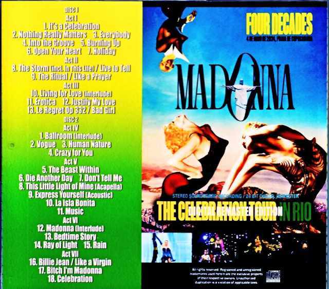 Madonna マドンナ/Brazil 2024 Complete