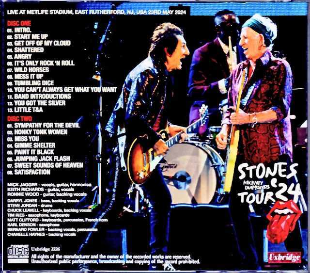 Rolling Stones ローリング・ストーンズ/NJ,USA 5.23.2024 Complete