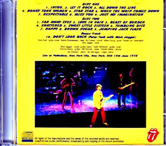 Rolling Stones ローリング・ストーンズ/NY,USA 1978 Complete Upgrade