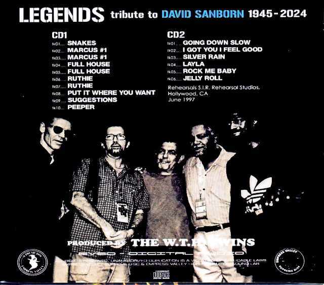 Legends David Sanborn,Eric Clapton,Joe Sample,Marcus Miller