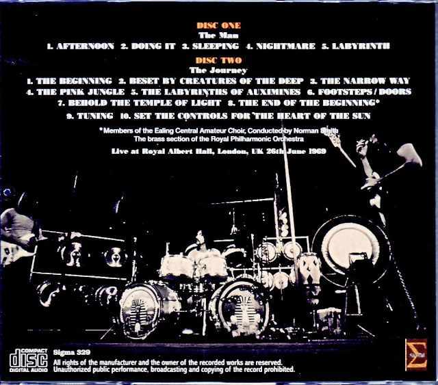 Pink Floyd ピンク・フロイド/London,UK 6.26.1969 Best Master Edition