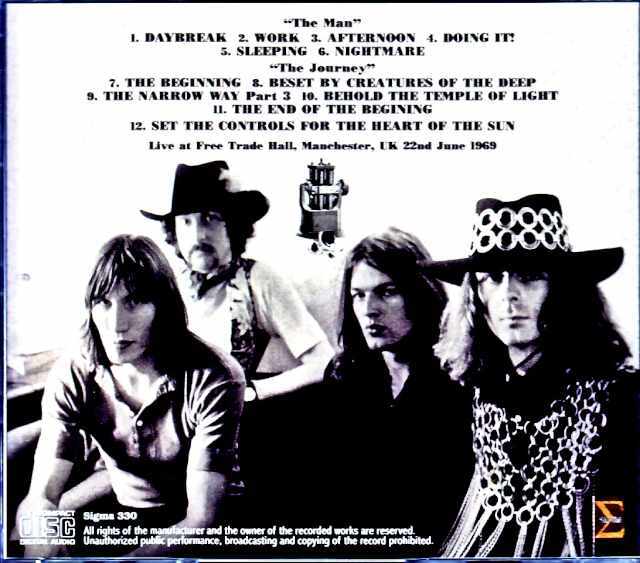 Pink Floyd ピンク・フロイド/England,UK 6.22.1969 Upgrade
