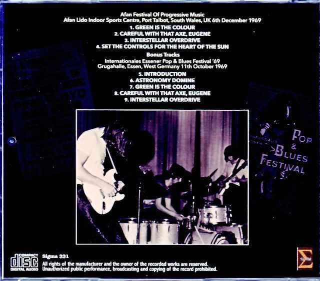 Pink Floyd ピンク・フロイド/England,UK 12.6.1969 Upgrade & more