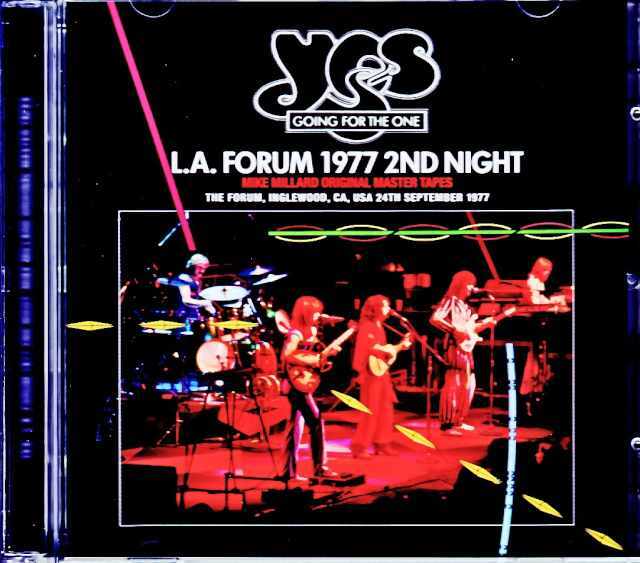 Yes イエス/CA,USA 9.24.1977 Mike Millard Original Master Tapes Upgrade